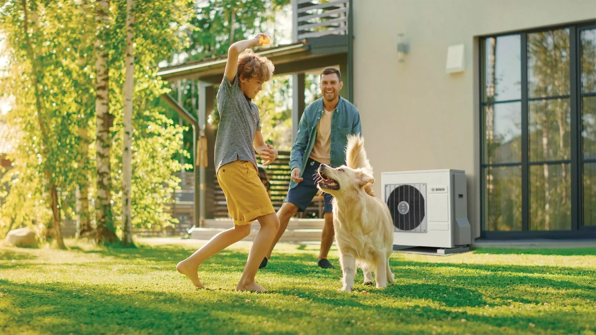 verwarmen met een bosch warmtepomp
